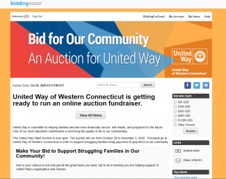 Online auctions are a fun and easy way to engage wmployees ina different kind of fundraising!